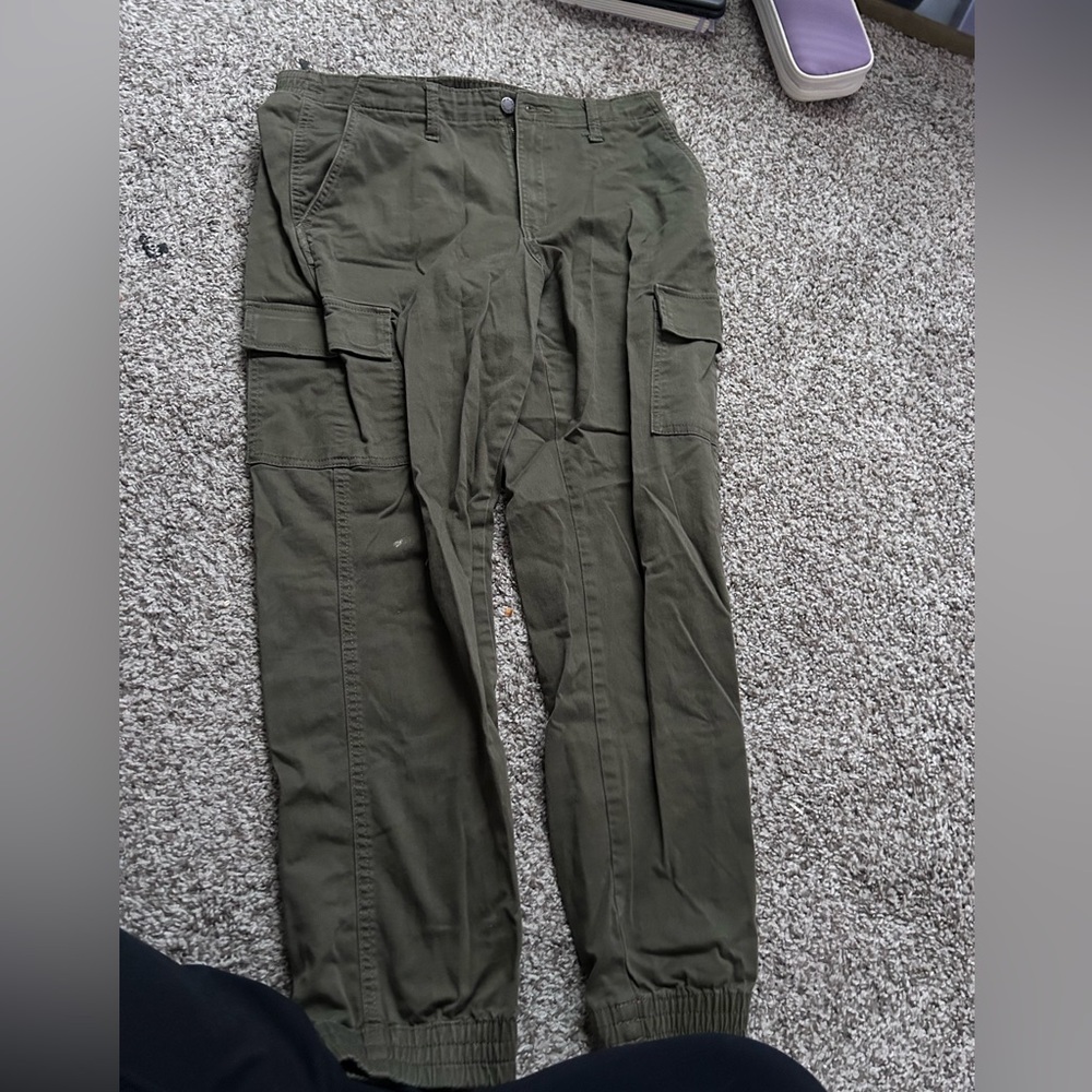 Regular size, army green cargo pants from Dickies